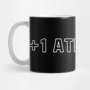 +1 Athletics - D&D Stat Modifer Mug